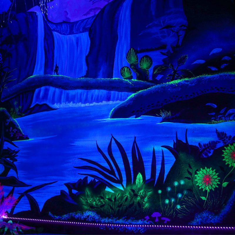 Avatar deep in the jungle, Air BnB mural