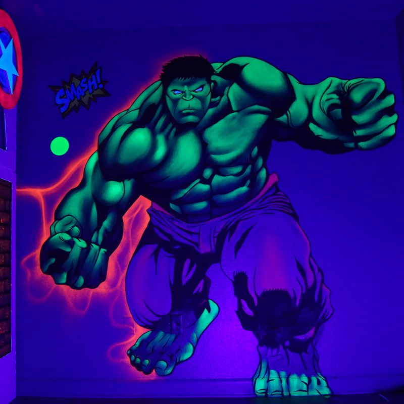 Heps Fury Murals Super Hero