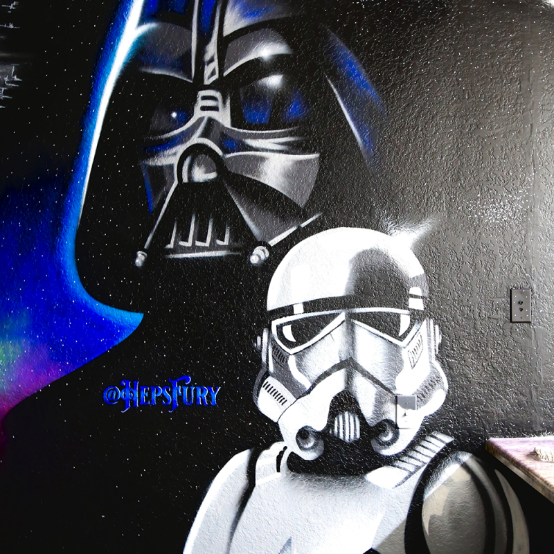 Heps Fury Murals Star Wars Theme Room