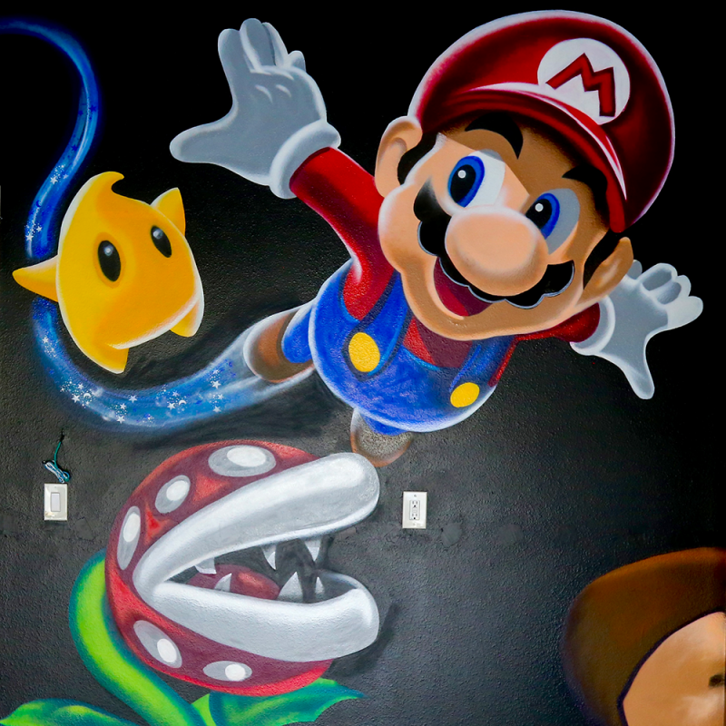 Super Mario Theme Room